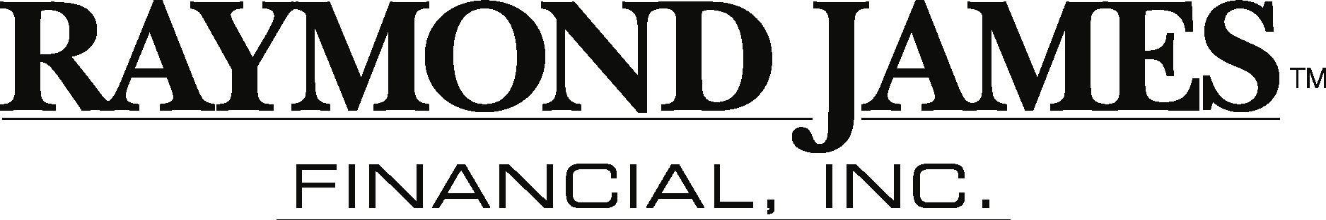 Raymond James Financial Black Logo Vector Logo